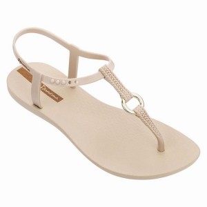 Beige Women's Ipanema Charm VII Aro Sandals | AUCKBH-603