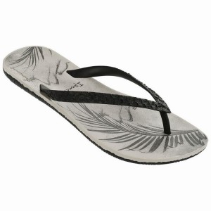 Beige / Black Men's Ipanema RJ Flip Flops | VHDMYS-259