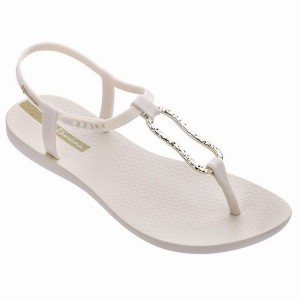 Beige / Gold Women's Ipanema Class Mood Sandals | QIBKTY-765