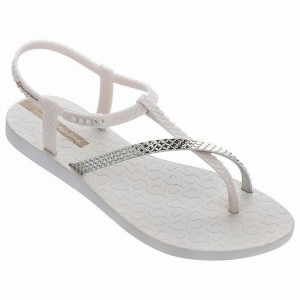 Beige / Gold Women's Ipanema Class Wish II Sandals | UQPYNA-429