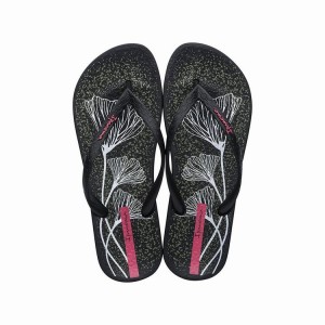 Black Women's Ipanema Anatomic Temas XI Flip Flops | ZXTFJS-967