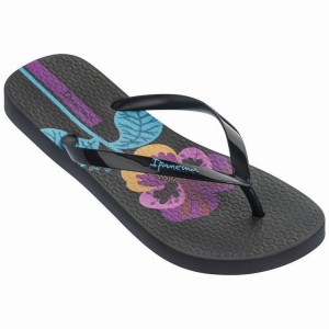 Black Women's Ipanema Botanicals Flip Flops | LQEKYO-107