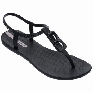 Black Women's Ipanema Class Chic Sandals | FRXJDY-613