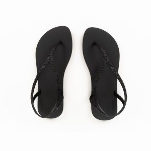 Black Women's Ipanema Jo Sandals | JXUKWE-125