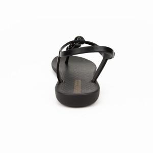 Black Women's Ipanema Pearl Sandals | ANWKXQ-146