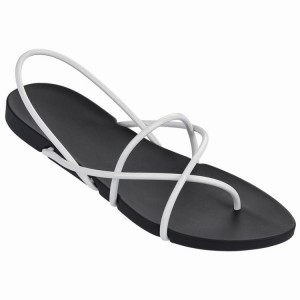 Black / White Women's Ipanema Philippe Starck Thing G Sandals | KGABOR-049