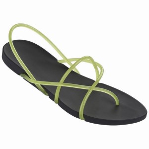 Black / Yellow Women's Ipanema Philippe Starck Thing G Sandals | ZDQIHB-123