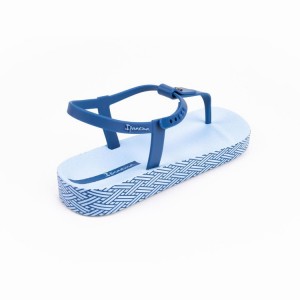 Blue Women's Ipanema Plush Weave Sandals | GFLDVQ-304