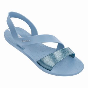 Blue Women's Ipanema Vibe Sandals | EKOCVB-073