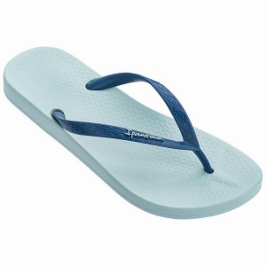 Blue / Navy Women's Ipanema Anatomic Tan Flip Flops | HCBQZP-094