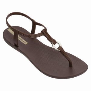 Brown Women's Ipanema Charm VII Aro Sandals | FZCASV-782