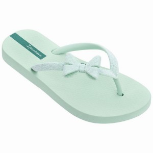 Green Kids' Ipanema Lolita IV Flip Flops | LJBAGE-469