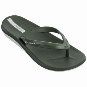 Green Men's Ipanema Anatomic Lapa Ad Flip Flops | YTUECR-584