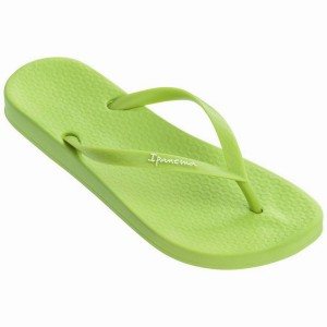 Green Women's Ipanema Anatomic Tan Colors Flip Flops | BVAJUI-723