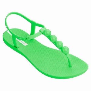 Green Women's Ipanema Pearl Sandals | MBESVK-169