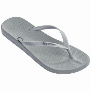 Grey Women's Ipanema Anatomic Tan Colors Flip Flops | ICUDER-748