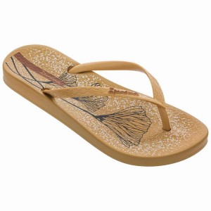 Khaki Women's Ipanema Anatomic Temas XI Flip Flops | DFYHLC-812