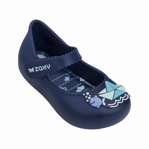 Navy Baby Ipanema Tour Sandals | UZIGVN-621