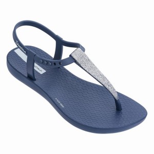 Navy Kids' Ipanema Charm II Sandals | ZKDICB-985