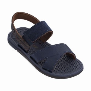 Navy Kids' Ipanema Mali X Sandals | FJUPXM-846