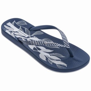 Navy Women's Ipanema Anatomic Nature IV Flip Flops | WPGCRF-168