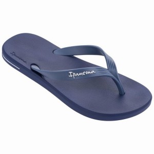 Navy / Blue Men's Ipanema Posto 10 Ad Flip Flops | GDCLMW-067