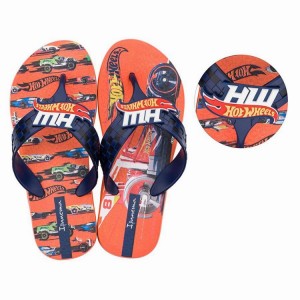 Orange / Blue Kids' Ipanema Hot Wheels Tyre Flip Flops | PNOGLB-157