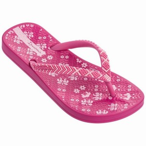 Pink Kids' Ipanema Ana Lovely II Flip Flops | SLQPRO-451