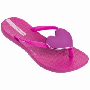 Pink Kids' Ipanema Maxi Fashion Flip Flops | LXKNHR-260