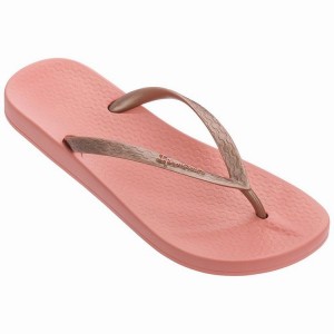 Pink Women's Ipanema Anatomic Tan Flip Flops | ZCEMIR-381