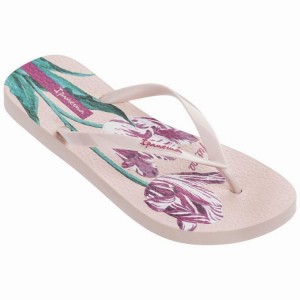 Pink Women's Ipanema Botanicals Flip Flops | VCLKID-702