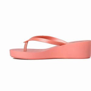 Pink Women's Ipanema Daisy Wedge Flip Flops | ZLNJGT-054