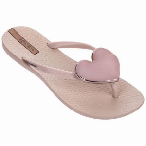 Pink Women's Ipanema Maxi Fashion II Flip Flops | ZGQEFY-340