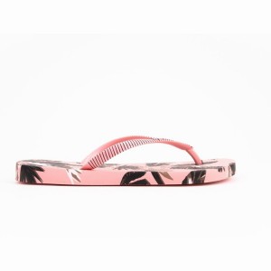 Pink / Black Women's Ipanema Paradise Flip Flops | GQOHPR-492