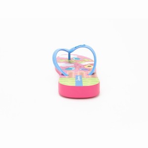 Pink / Blue Kids' Ipanema Fun V Flip Flops | WELOGT-523