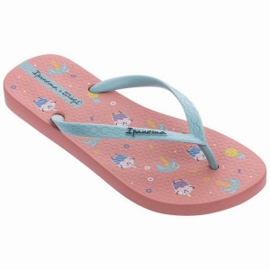 Pink / Blue Women's Ipanema Mr. Wonderful II Flip Flops | MLVIHF-716