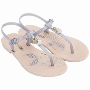 Pink / Grey Kids' Ipanema Cacau Sereia Sandals | UNQRGX-859