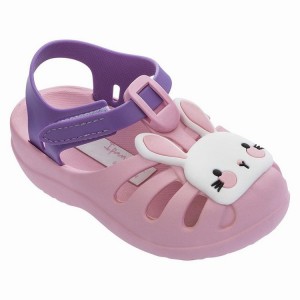 Pink / Purple Baby Ipanema Summer VII Sandals | AURGBX-706