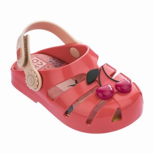 Red / Pink Baby Ipanema Frutinhas Babush Sandals | KRJCDY-639