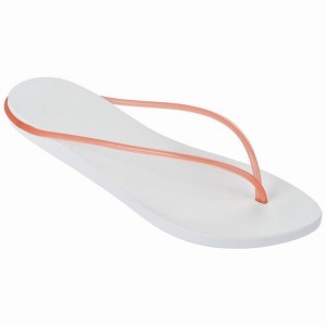 White / Pink Women's Ipanema Philippe Starck Thing M Flip Flops | KVGEQZ-760