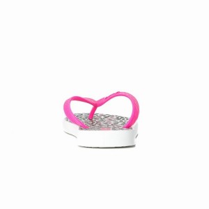 White / Pink / Black Kids' Ipanema Tropics Flip Flops | RFSIWN-209