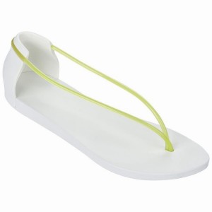 White / Yellow Women's Ipanema Philippe Starck Thing N Sandals | MOIFGK-236