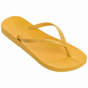 Yellow Women's Ipanema Anatomic Tan Colors Flip Flops | NJUMHQ-698