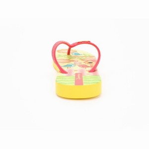 Yellow / Pink Kids' Ipanema Fun V Flip Flops | DJZSQW-180