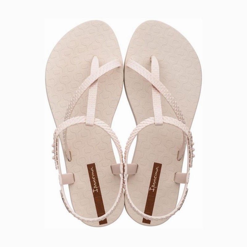 Beige Women's Ipanema Aphrodite Sandals | VJDPCA-840