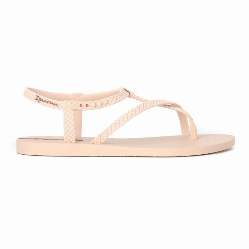 Beige Women's Ipanema Aphrodite Sandals | VJDPCA-840