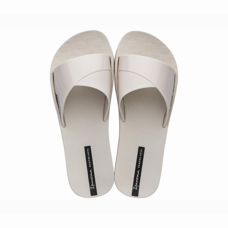 Beige Women\'s Ipanema Fresh Slides | QNHVFI-521