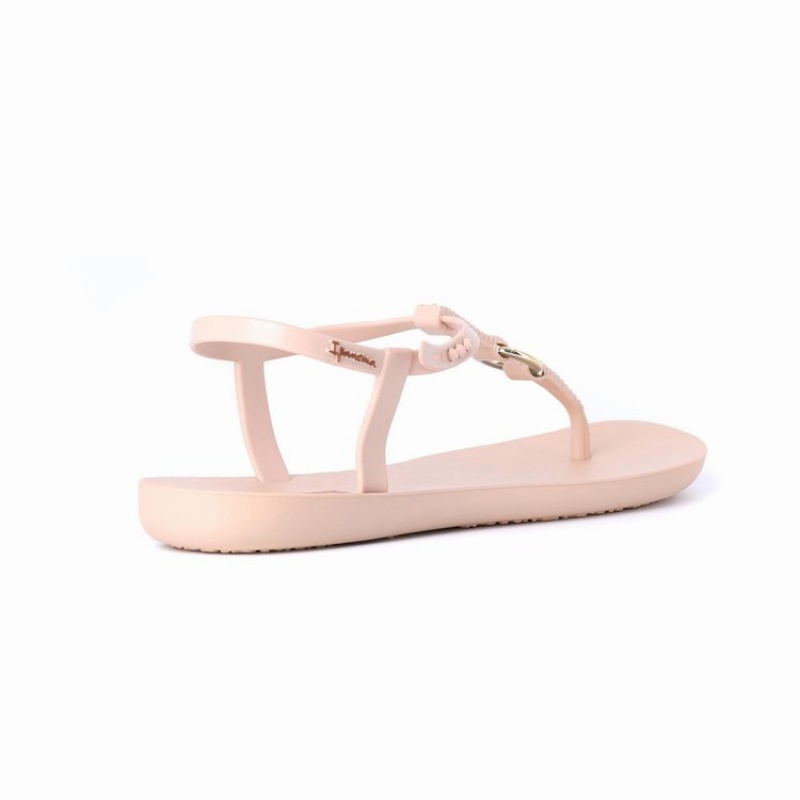 Beige Women\'s Ipanema Link Sandals | USZBKL-528