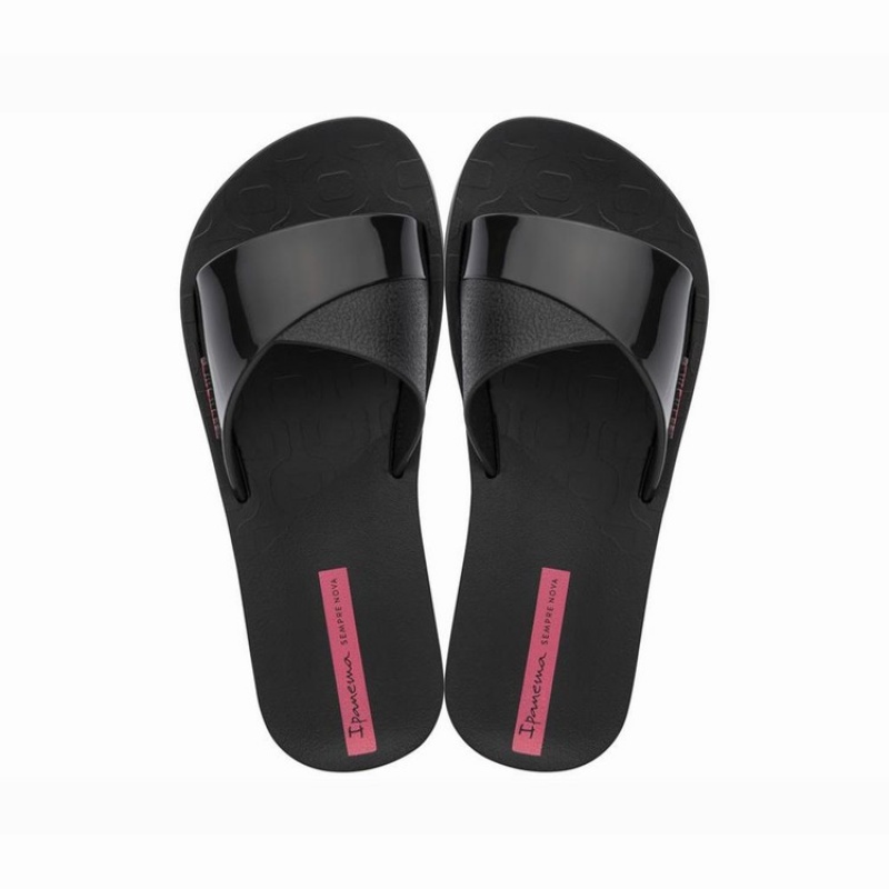 Black Kids\' Ipanema Fresh Slides | EVFZNP-125