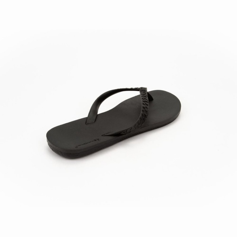 Black Men's Ipanema RJ Flip Flops | JOPLUF-435